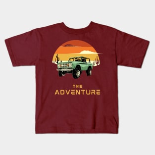 car and adventure Kids T-Shirt